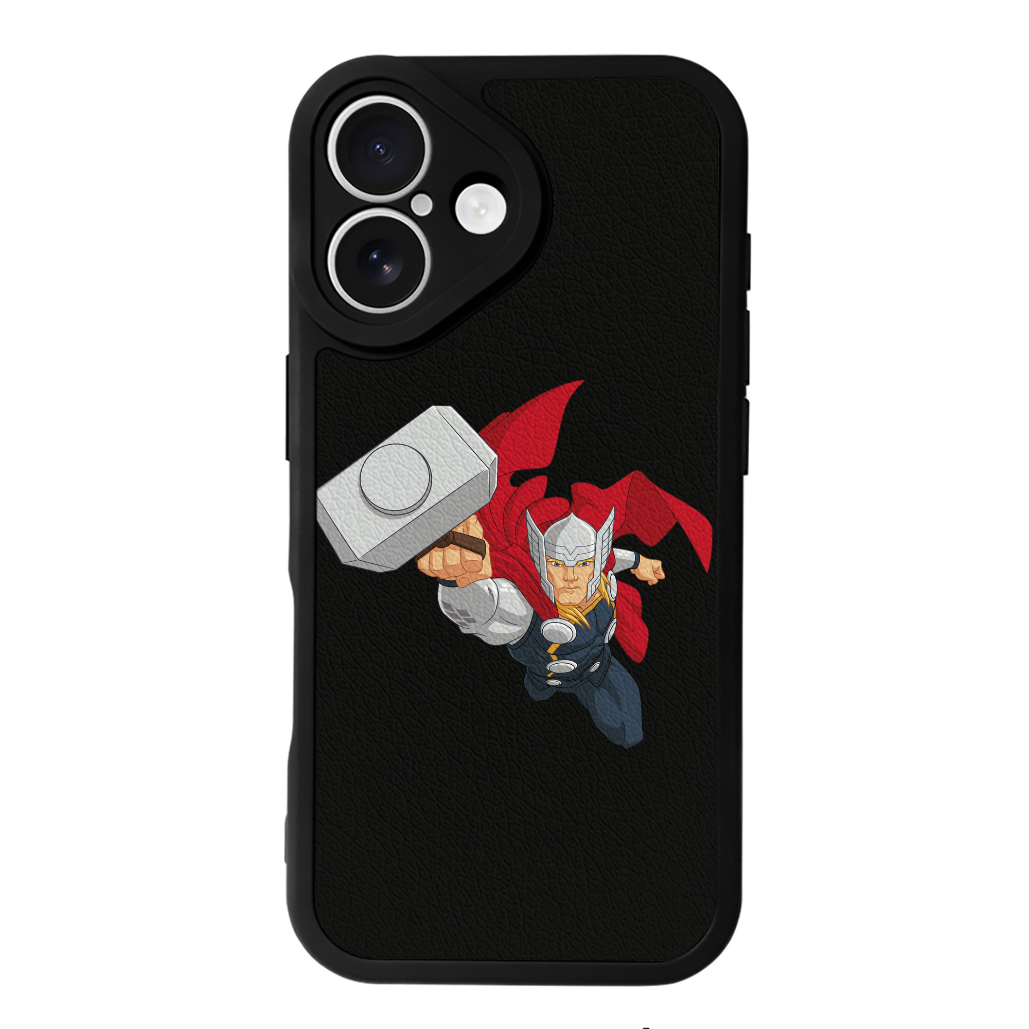 （画像用） アベンジャーズ The Avengers 【iPhone 16シリーズ対応】シリコンスマホケース（レザー調） 材質：シリコン
